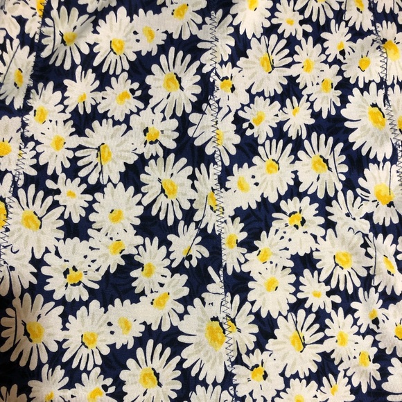 DIANE VON FURSTENBERG Merengo Strapless Dress Daisy Print Size 8 - Picture 7 of 8